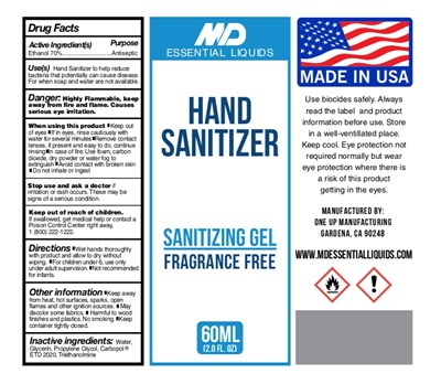 Hand Sanitizer 70 Gel - 60ml.jpg Hand Sanitizer 70 Gel - 60ml Label - Hand Sanitizer 70 Gel 60ml